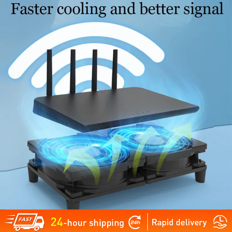 1200RPM USB Router Fan Wifi Modem Cooling Rack Router Cool 120CM Wire ...