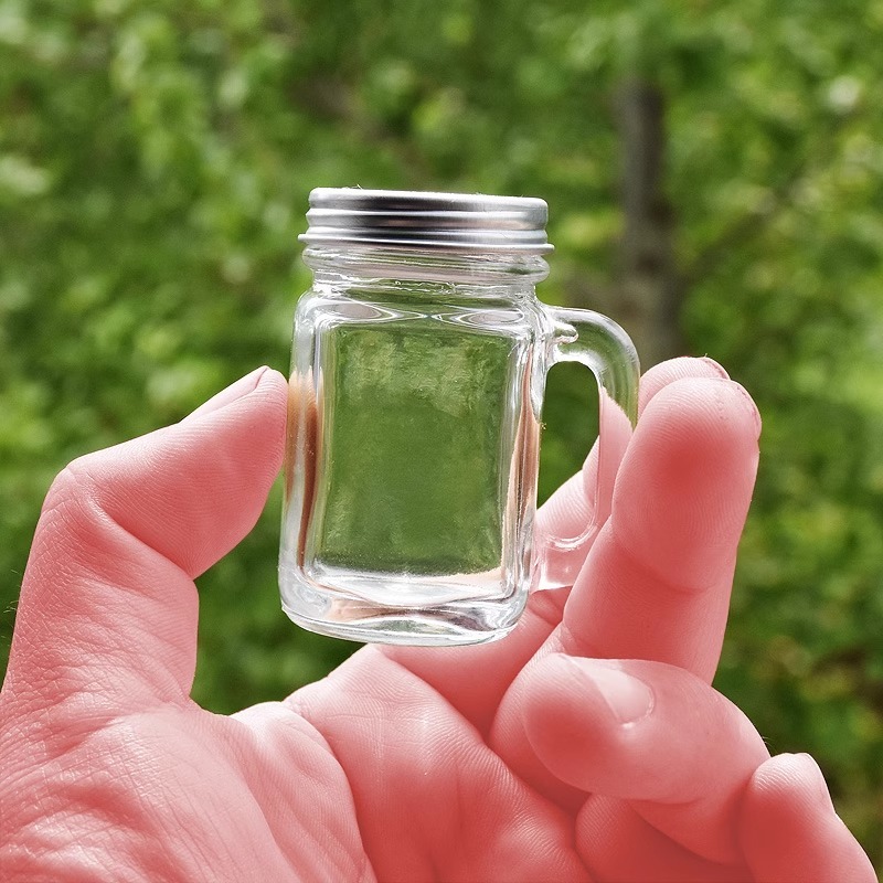Espresso liquid sub-package mini cold extraction mason glass with lid ...