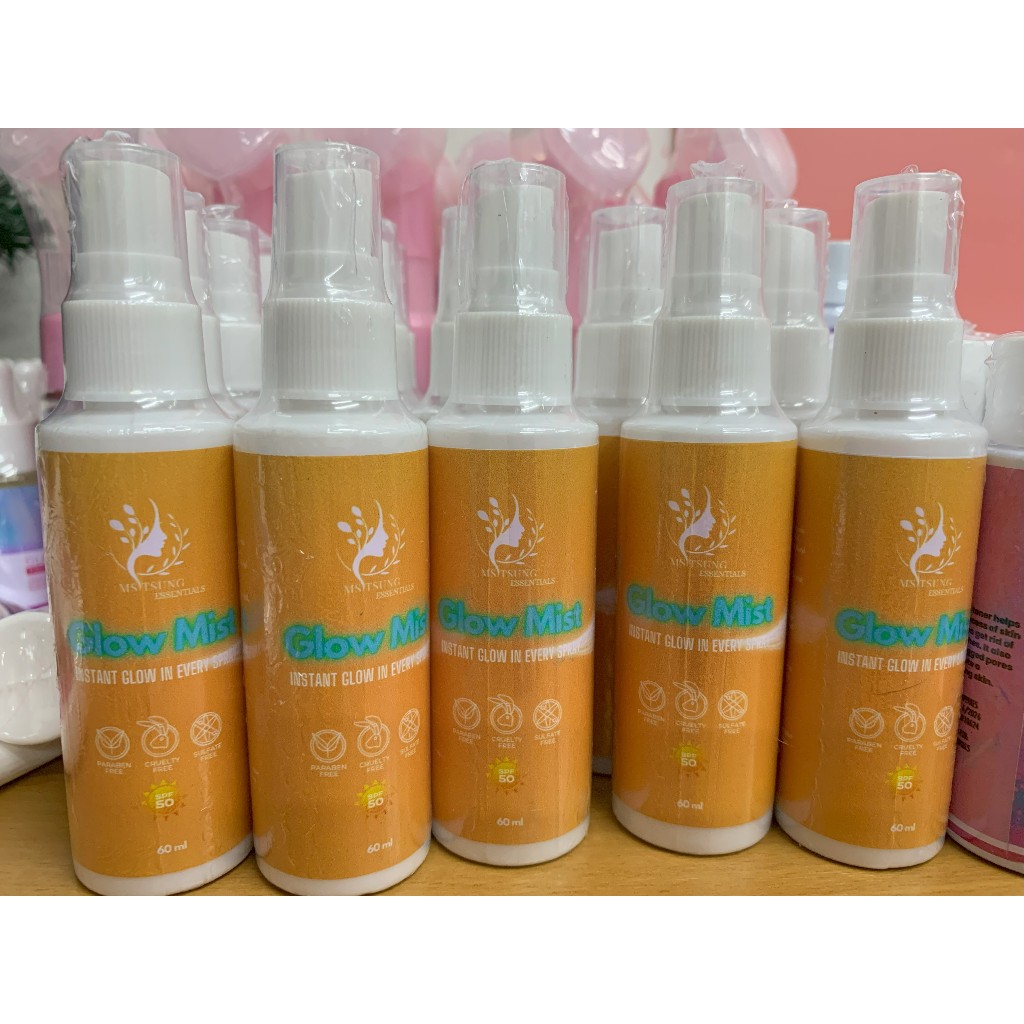 日焼け止め Ms tsung glow mist Ms. Tsung Essentials - GLOW MIST SPF 50 - 60 ml – My Care Kits