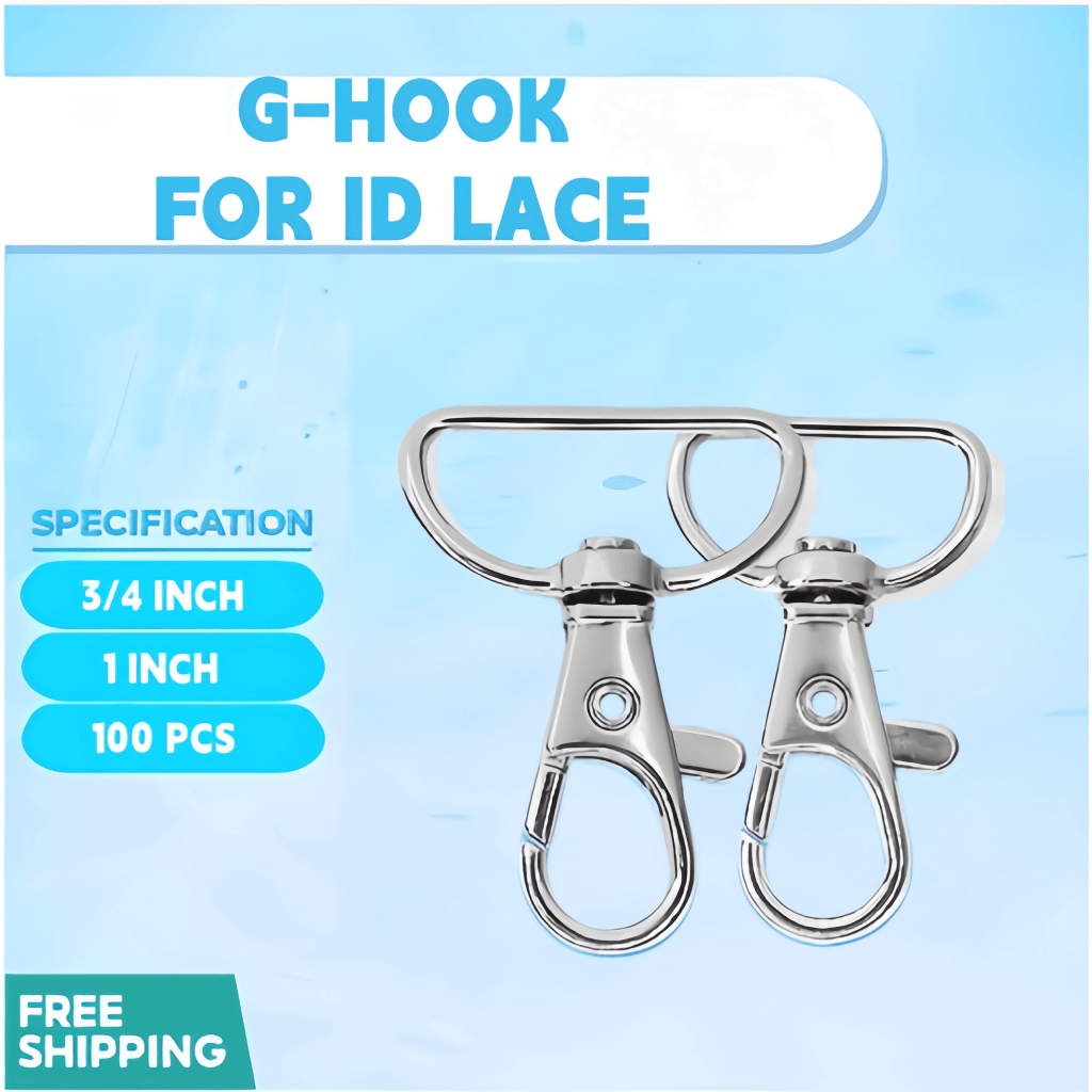 ID G-Hook 3/4inch, & 1inches-(100PCS in 1pck) | Shopee Philippines