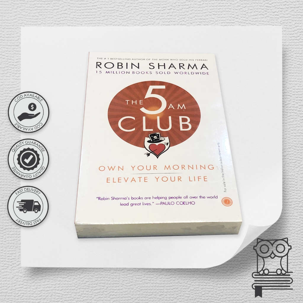 Booksmart The 5 AM Club: Own Your Morning. Elevate Your Life Self-help ...