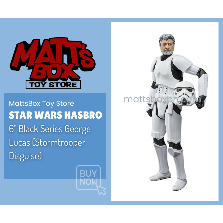 0724 Hasbro Star Wars 6 Black Series George Lucas Stormtrooper Disguise Shopee Philippines
