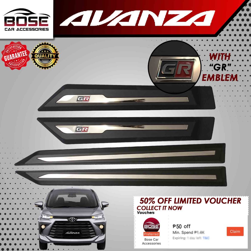 Bodykit Moulding for Toyota Veloz 2022 Onwards Model OEM Side Body