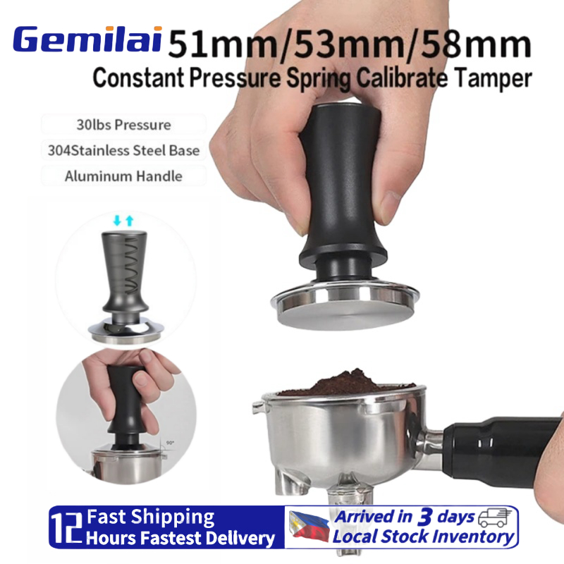 Coffee Mashing Constant Pressure Dispenser Compactor Portafilter ...