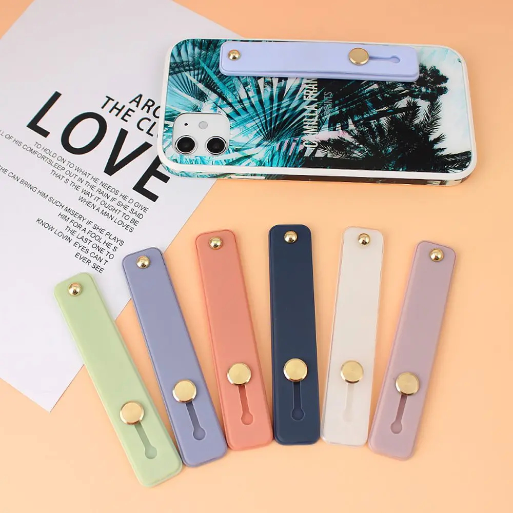 HAND BAND SILICON PHONE HOLDER RING PUSH STRETCH PULL GRIP STAND PHONE ...