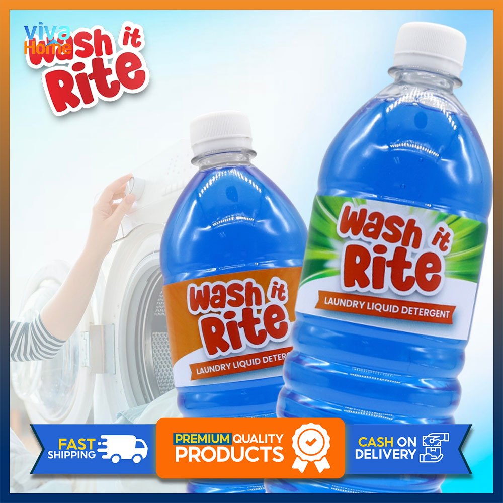 VivaHome Wash it Rite Laundry Liquid Detergent for Laundry shops Ariel ...