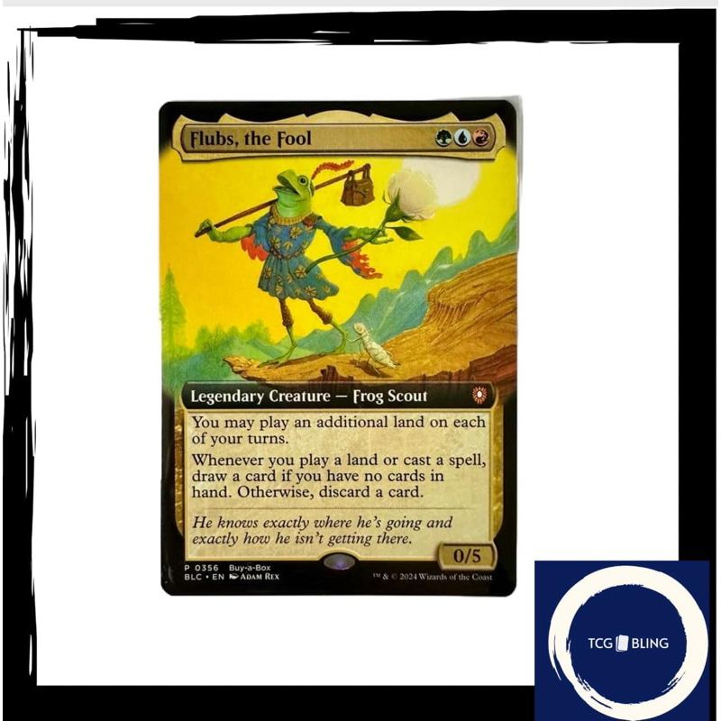 Flubs, the Fool MTG - BLB (Extended Art) | Shopee Philippines