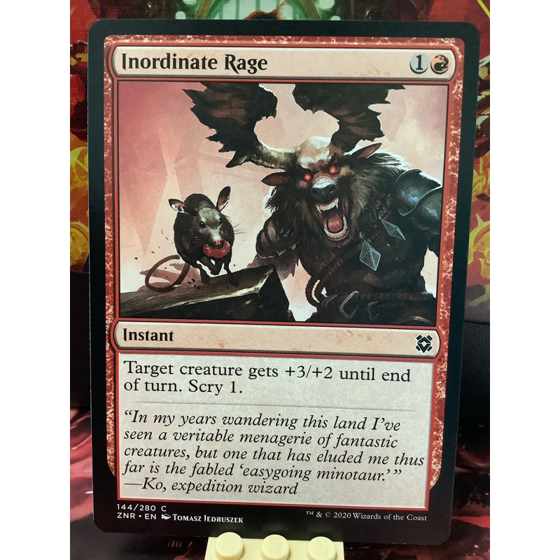 MAGIC: The Gathering - Inordinate Rage (Zendikar Rising) | Shopee ...