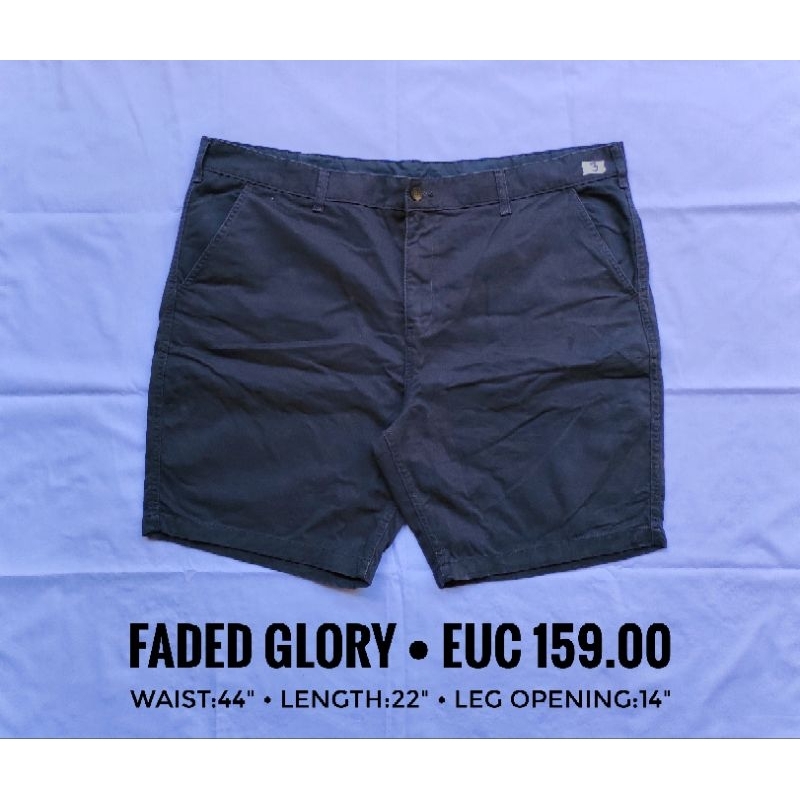 MEN S PLUS SIZE SHORT FADED GLORY WAIST 44 PRELOVED