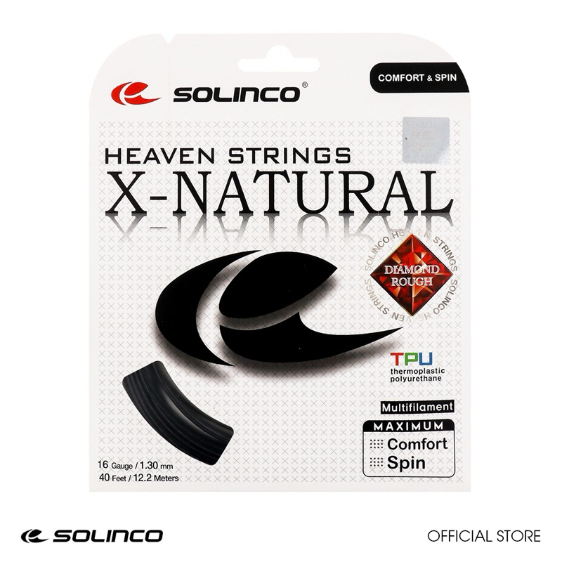 Solinco Tennis String X-Natural 16 Set (1.30 mm) | Shopee Philippines