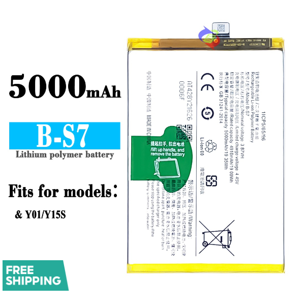 Vivo Y01 Y15S Y15A Battery B-S7 Battery V2120 V2147 | Shopee Philippines