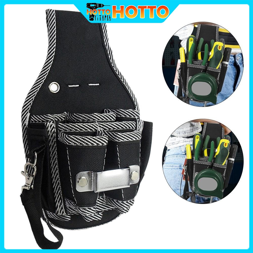 in Screwdriver Waist Tool Bag Plier Drill Electrician 600D Nylon Fabric  Pouch Twill Belt Utility