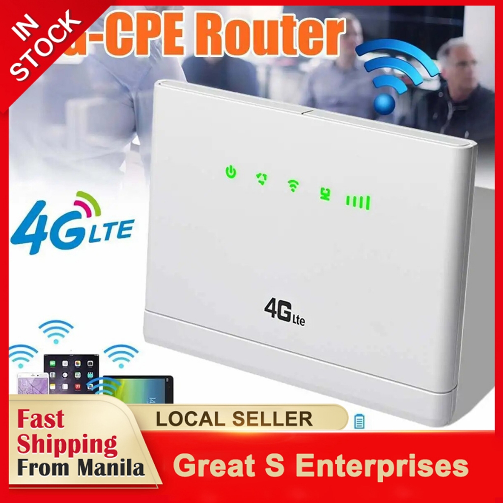 GSE Unlocked 300Mbps 4G LTE CPE,Wifi Routers with LAN Port Support SIM ...