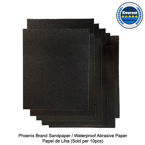 Phoenix Brand Sandpaper / Waterproof Abrasive Paper / Papel de Liha ...