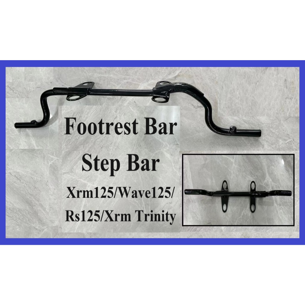 {Lucky} Footrest Bar/Step Bar - Xrm125/Wave125/RS125/Xrm Trinity ...