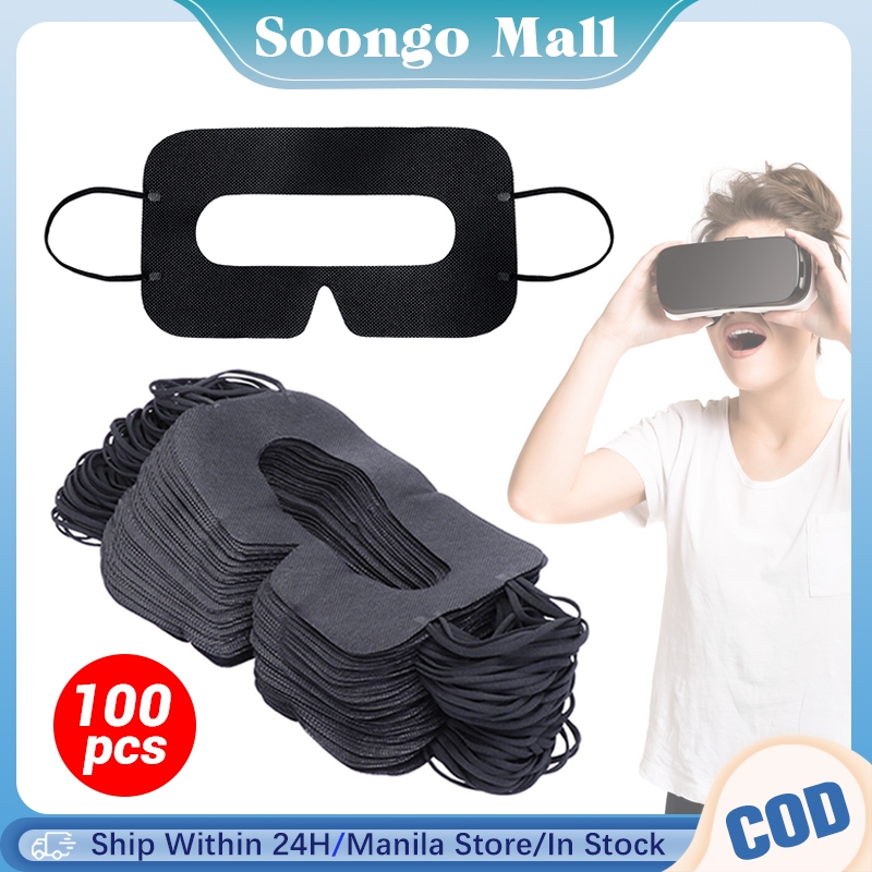 100PCS VR Face Cover Disposable Hygiene Sweat Guard Compatible With HTC ...
