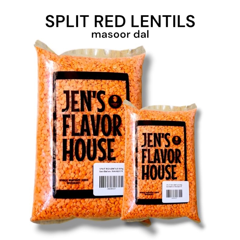 Split red lentils Masoor dal 1kg/500g | Shopee Philippines