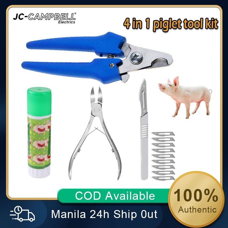 4 In1 Piglet tool kit Piglets Cutter +Piglets Tooth Cutter+ Castration ...