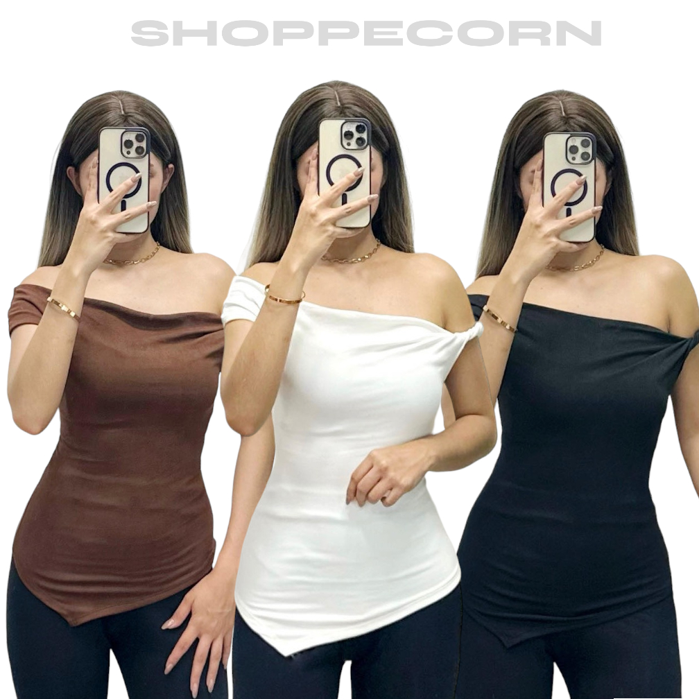 Shoppecorn | Dana Asymmetrical Double Lining Full Length For Women | XS ...