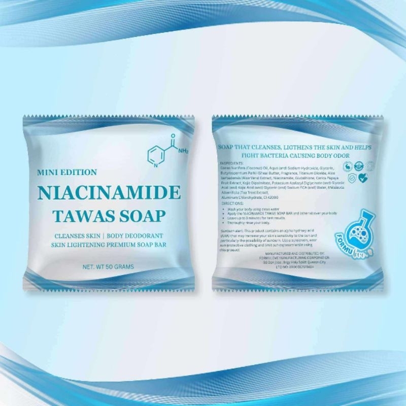 10pcs mini niacinamide tawas soap 50g by Formulove minis | Shopee ...