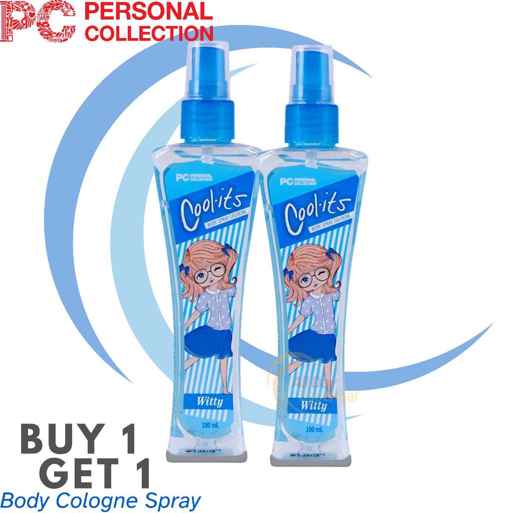 Buy 1 Take 1 Personal Collection Cool-Its Witty Body Spray Cologne ...