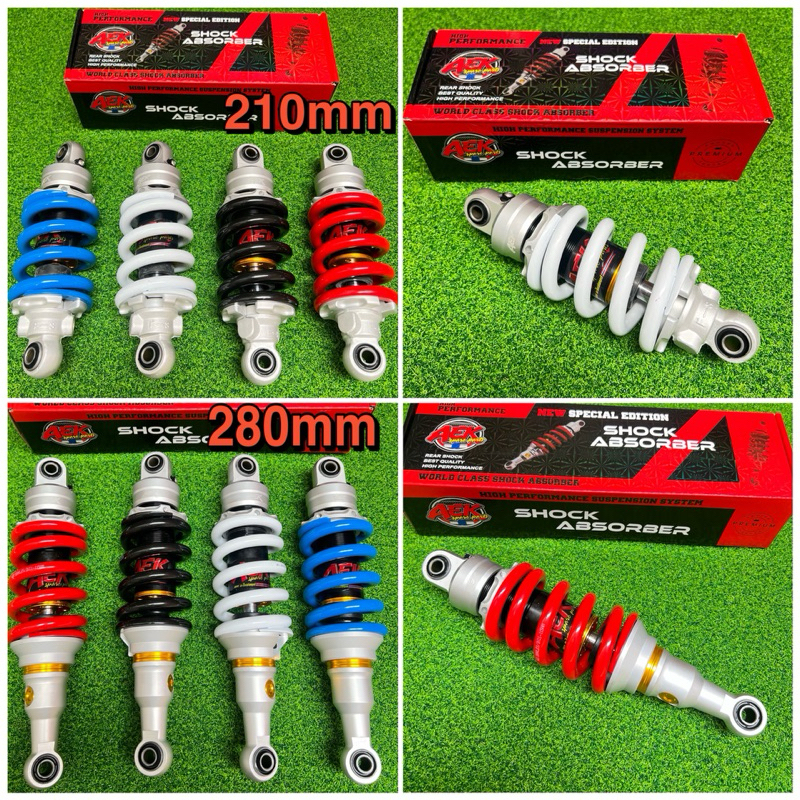 aek mono Shock sniper 150 155 210mm,raider 150 carb fi 280mm | Shopee ...
