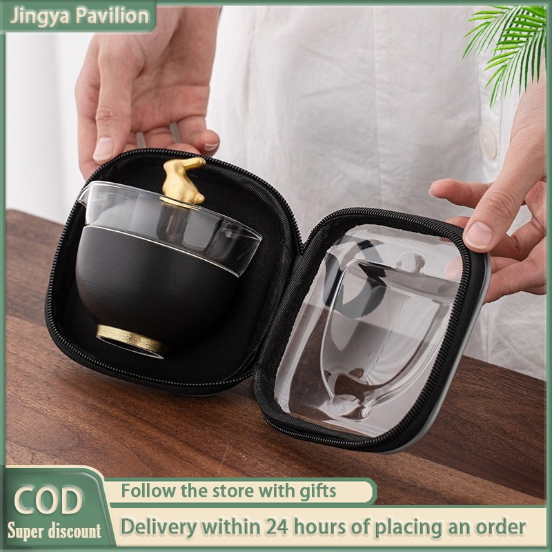 Kuaike Cup One Pot One Cup Portable Tea Set with Hand Gift Rabbit ...
