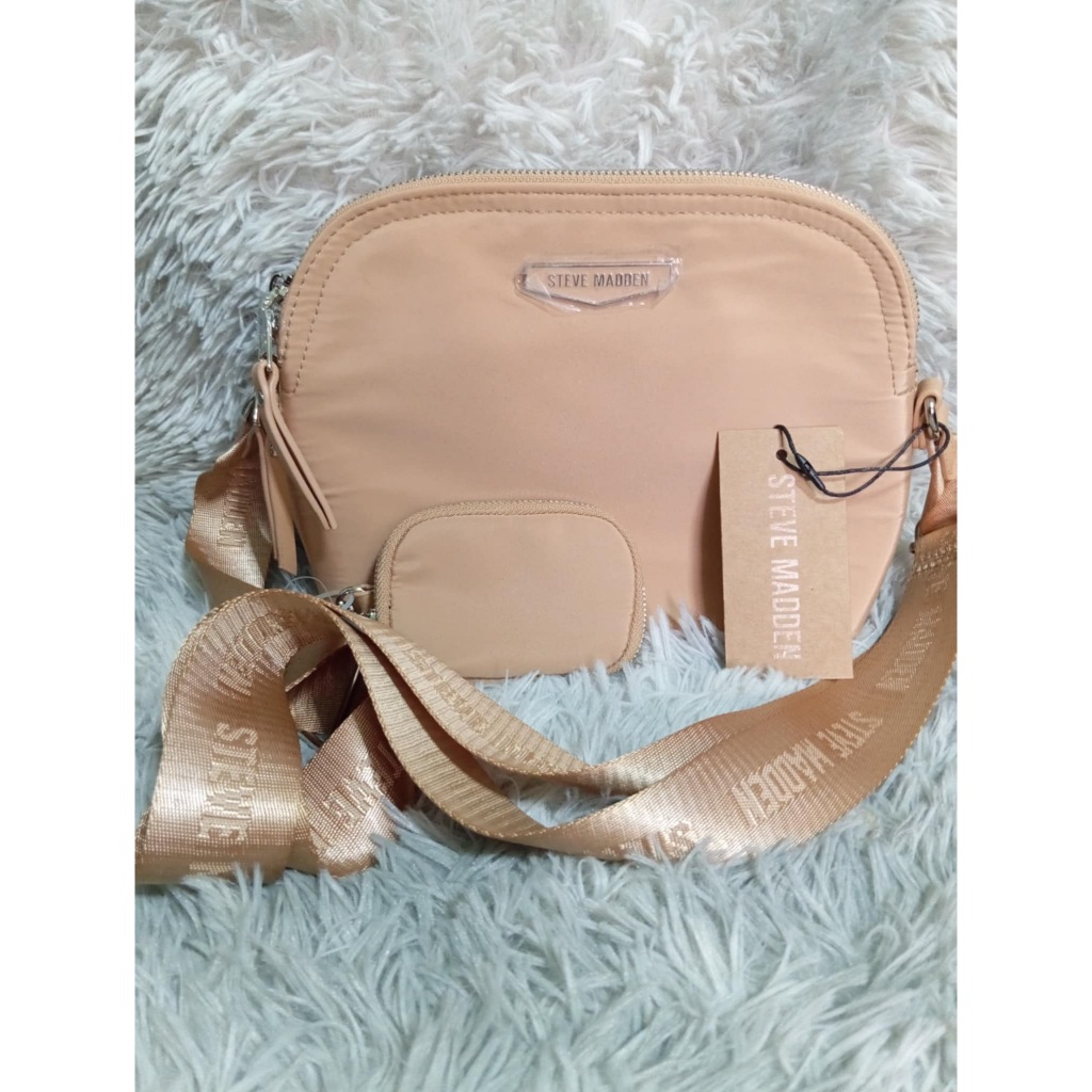 Steve Madden Nylon Dome Crossbody bag light brown Shopee Philippines