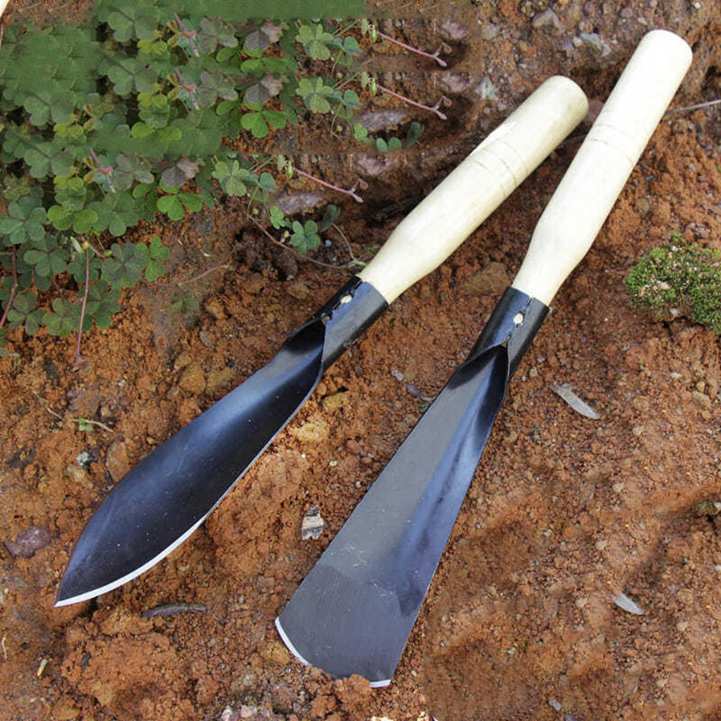 High Quality Garden Shovel Rake Spade Bonsai Tools Set Wooden Handle ...
