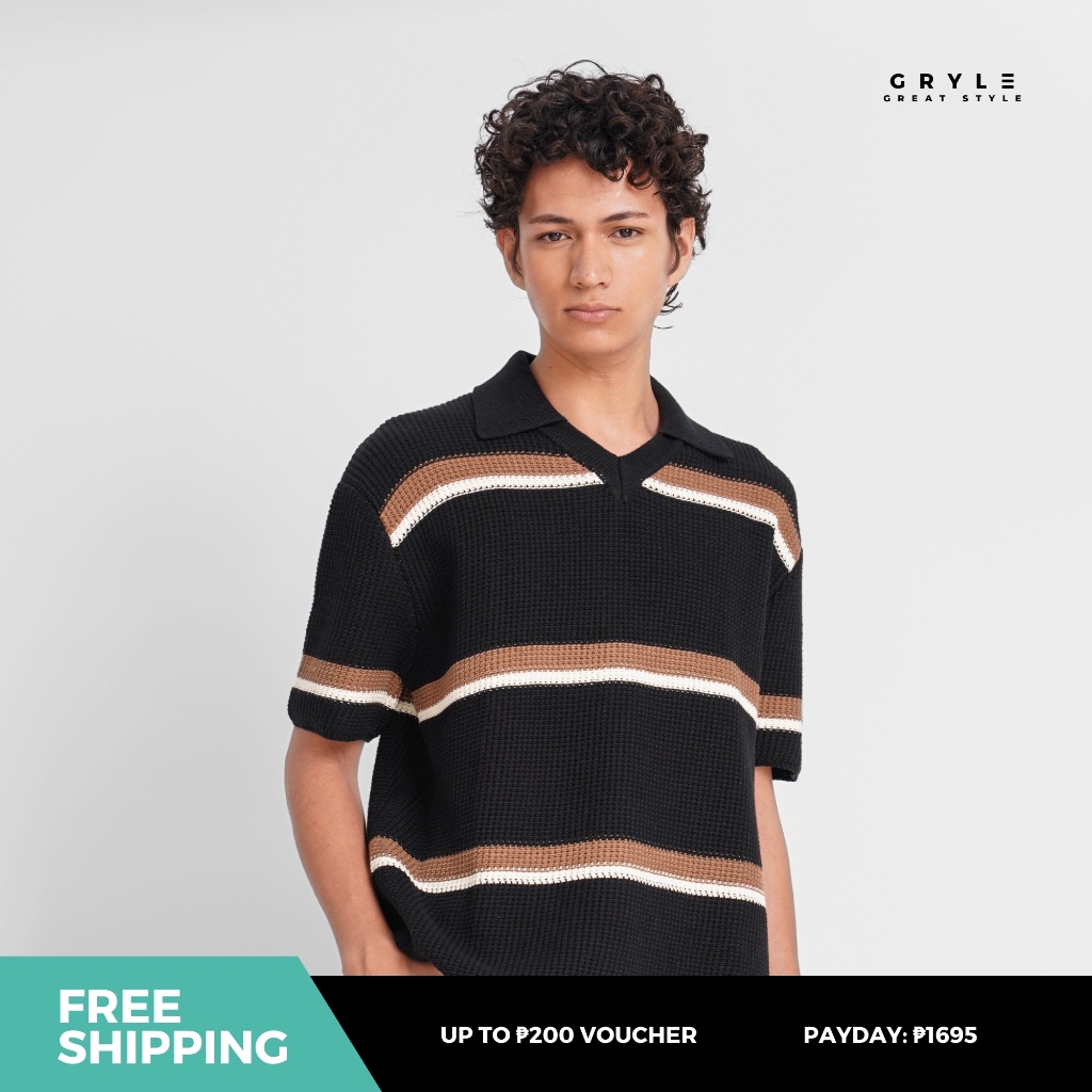 CHANEL 25S KNIT STRIPED POLO 588
