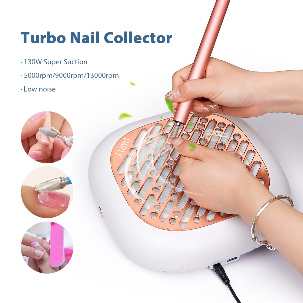 130W Super Suction Brushless Nail Dust Collector Powerful Nail Dust ...