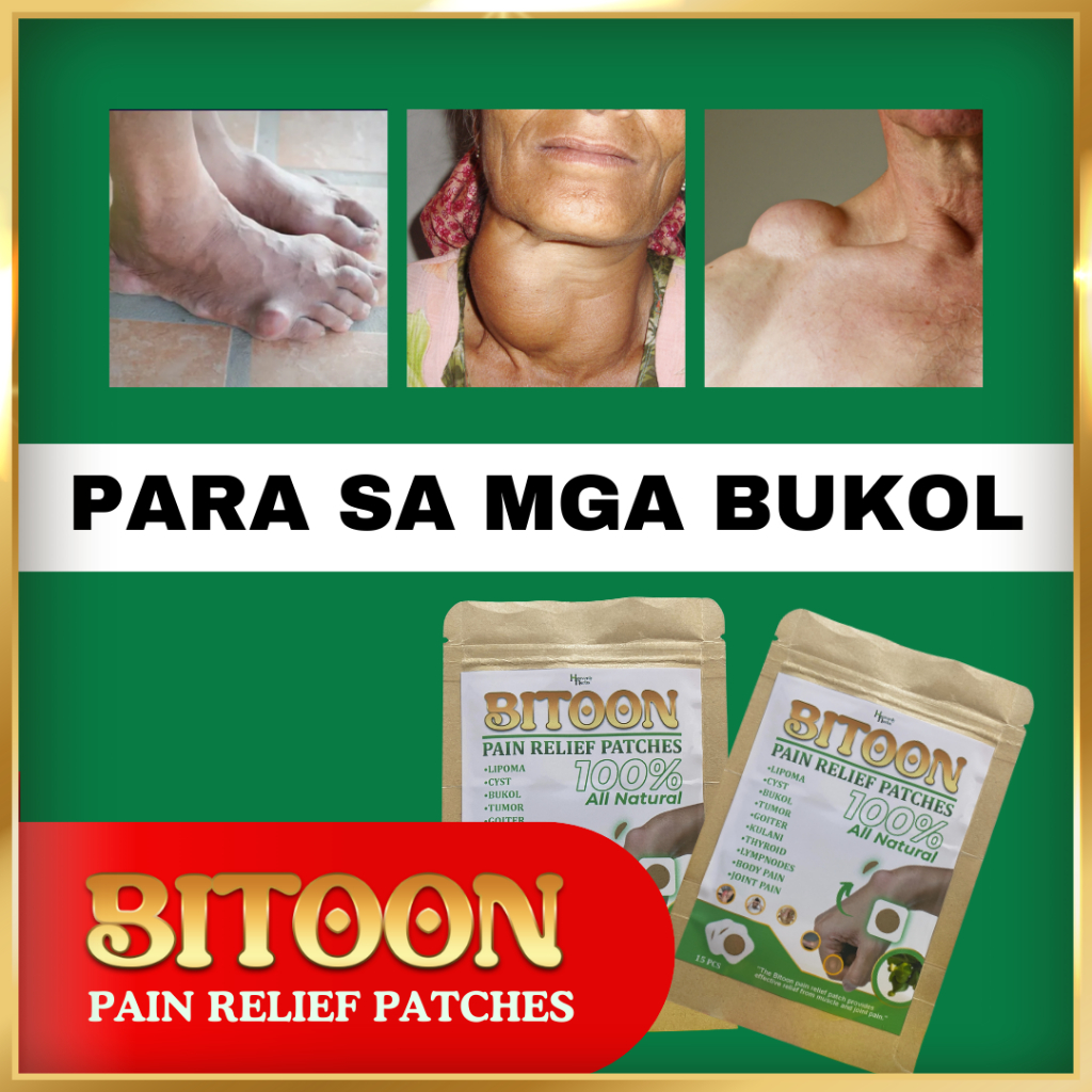 Bitoon Patches Original For all kinds of bukol, Tunaw ang Bukol Goiter ...
