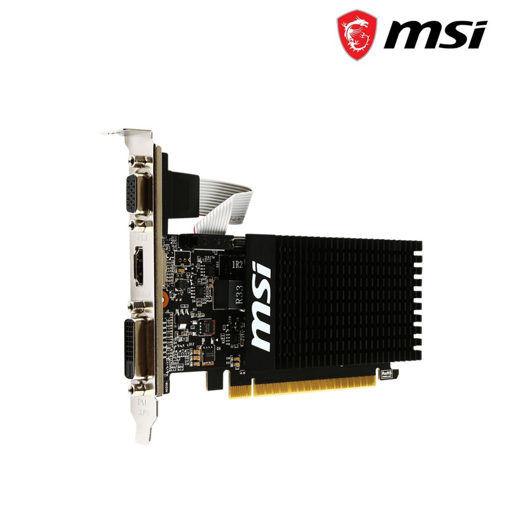 MSI NVIDIA GeForce GT 710 2GD3H DDR3 64-bit Low Profile PCI Express 2.0 ...