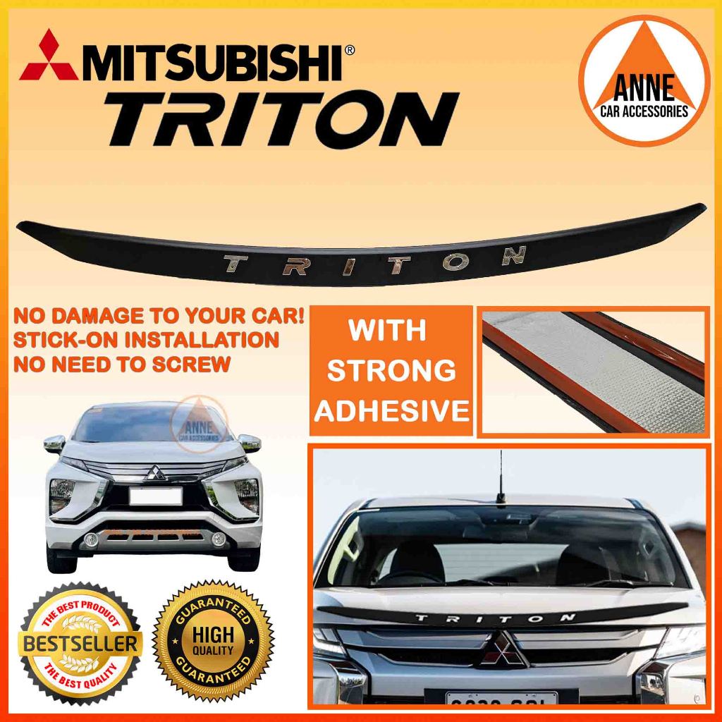 Hood Guard for Mitsubishi Triton / Strada 2016 2017 2018 2019