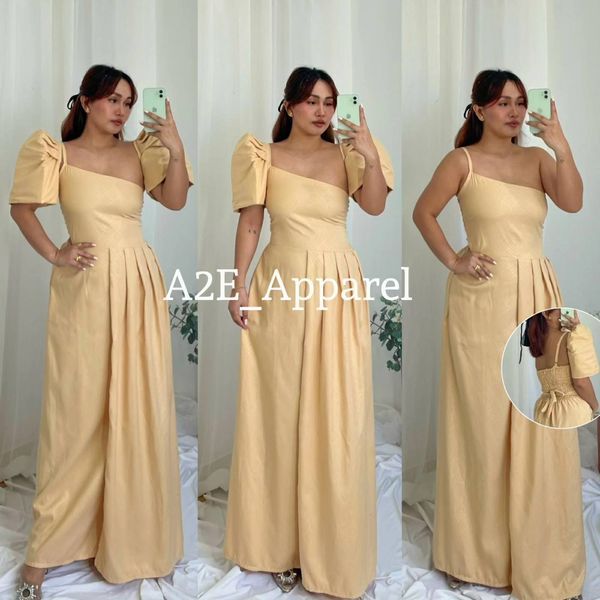 A2E | Amor Filipiniana Dress | Modern Filipiniana Maxi Dress with ...