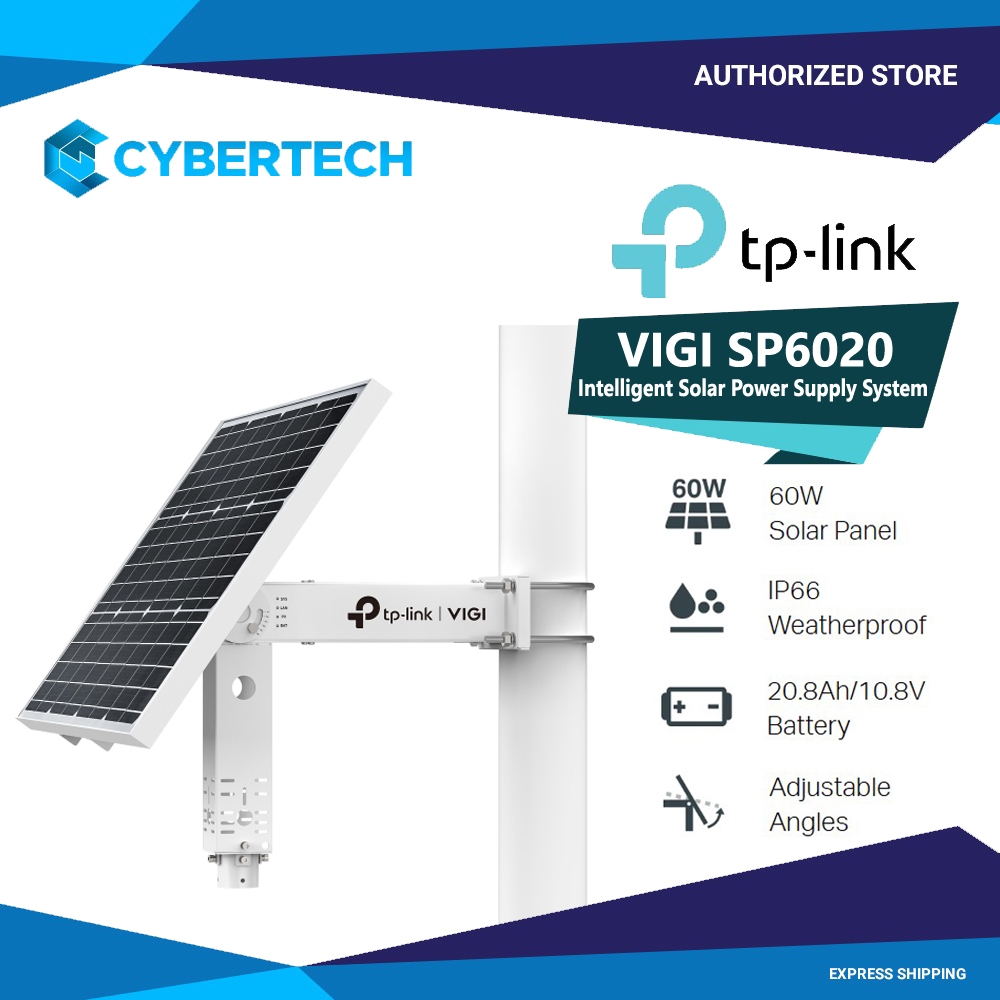 Tp-link VIGI SP6020 Intelligent Solar Power Supply System | Shopee ...