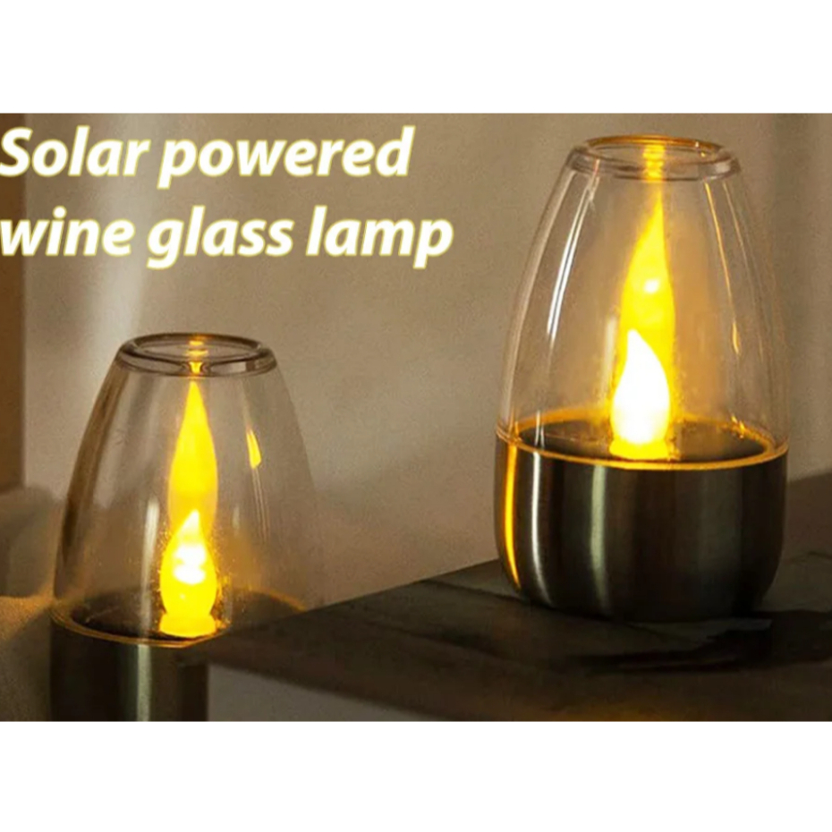 [REG] Solar LED Tea Light Mini Flameless Electronic Candles Room Candle ...