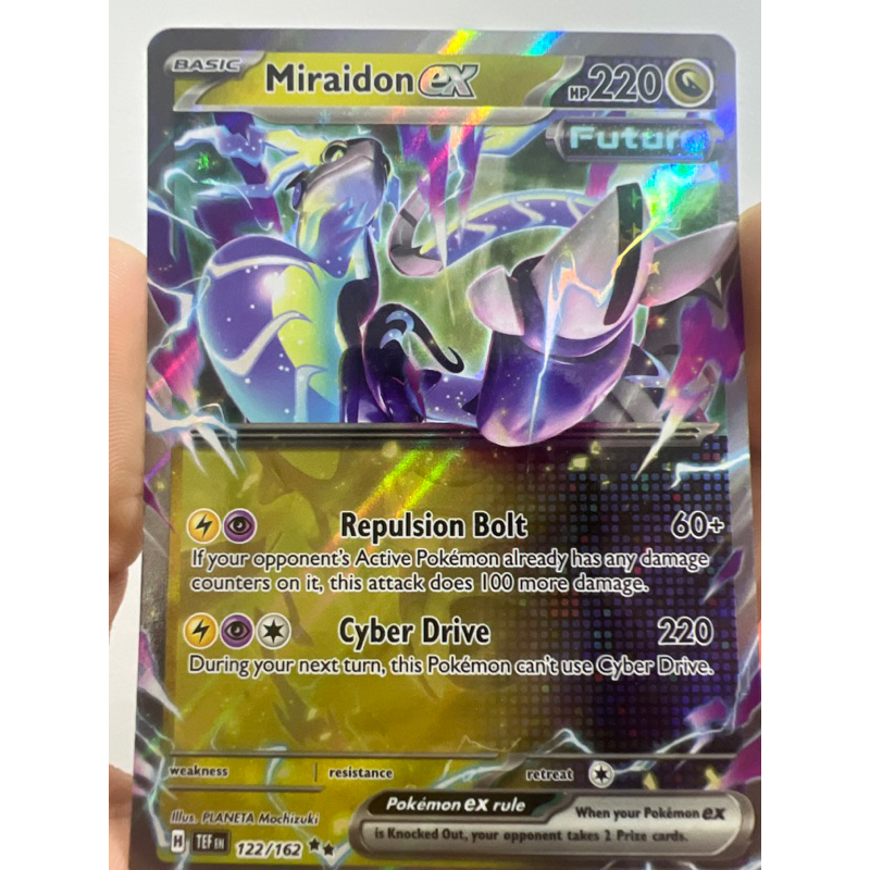 Miraidon 121/162 – Scarlet & Violet Temporal Forces Sealed Promo Card, Holo