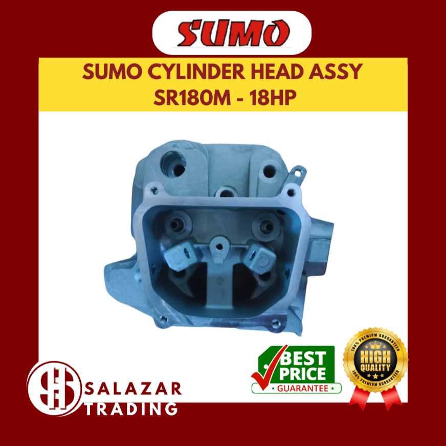 SUMO CYLINDER HEAD ASSY SUMO RACING SR180M - 18HP GASOLINE ENGINE ...