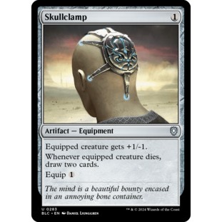 Skullclamp - Commander: Bloomburrow (BLC) Uncommon Colorless | Shopee ...