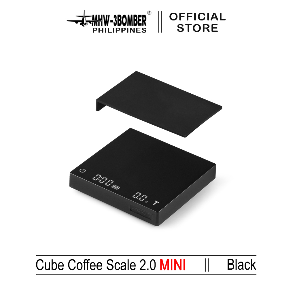MHW-3BOMBER Mini Cube Coffee Scale 2.0 2kg/0.1g Coffee Weighing Scale ...