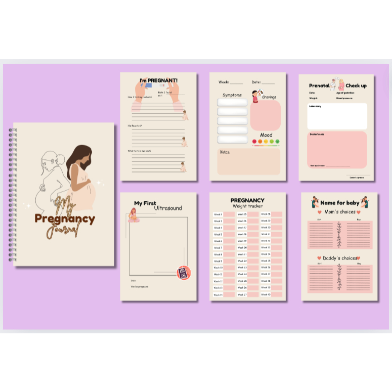 Personalized PREGNANCY JOURNAL/JOURNALS for pregnant women | Shopee Philippines