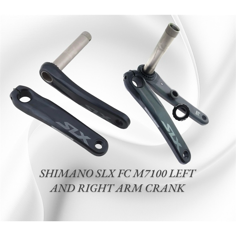 SHIMANO SLX FC-M7100 AND DOERE XT M8120 CRANK ARM SET ONLY