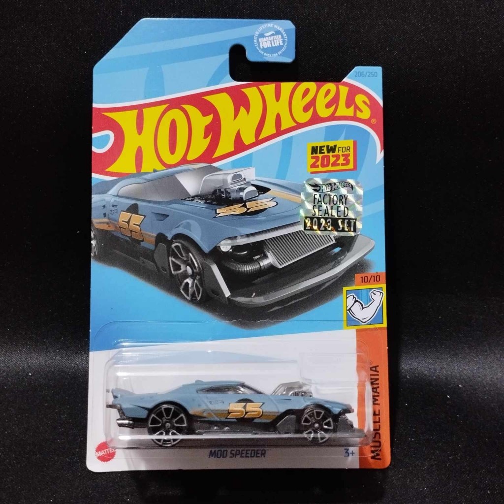 Hot Wheels Muscle Mania 2023 – Modèle Speeder 206/250, édition Limitée, échelle 1/64
