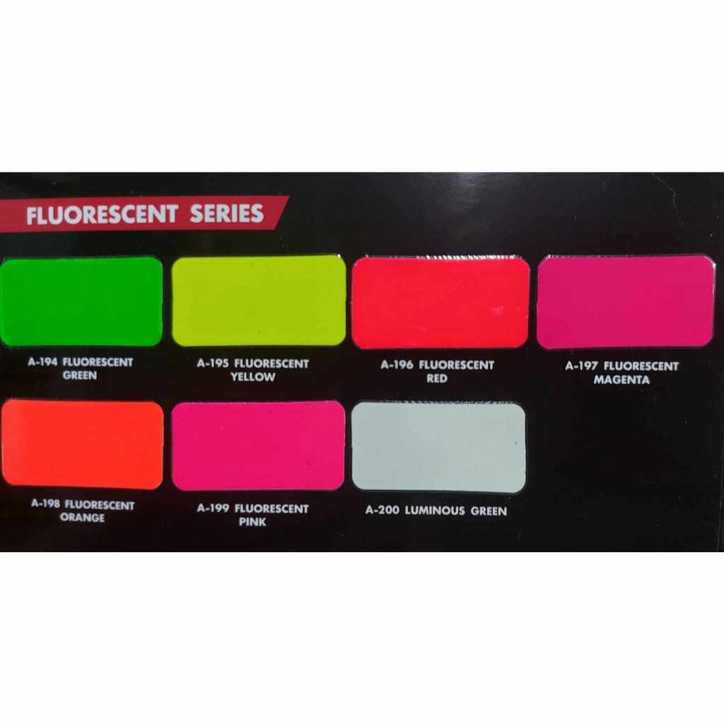 Anzahl Urethane Paint Colors - Fluorescent Series -1L SET (3/4L Color ...