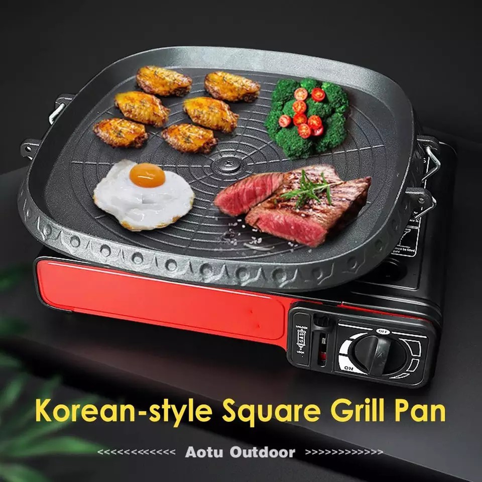 Korean McRib Roasting Pan Induction Cassette Oven Roasting Pan Non ...