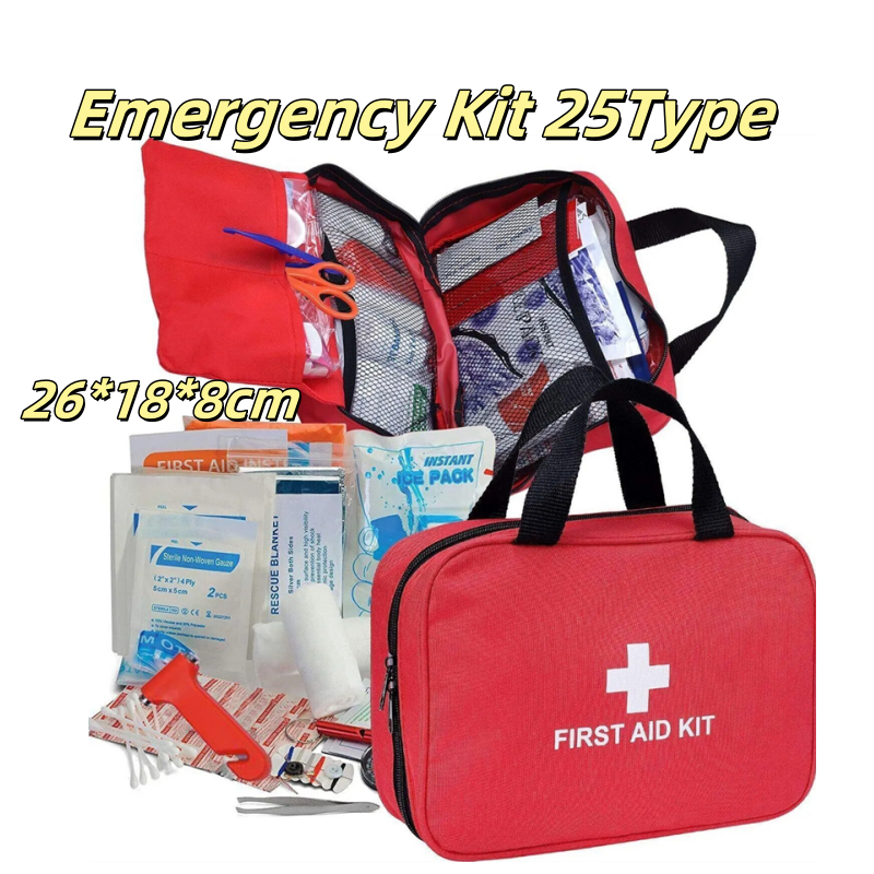 25 types of large emergency kits, portable storage bags, emergency kits ...