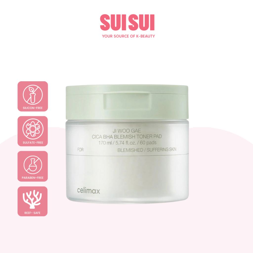 Celimax Ji Woo Gae Cica BHA Blemish Toner Pad 170ml | Shopee Philippines