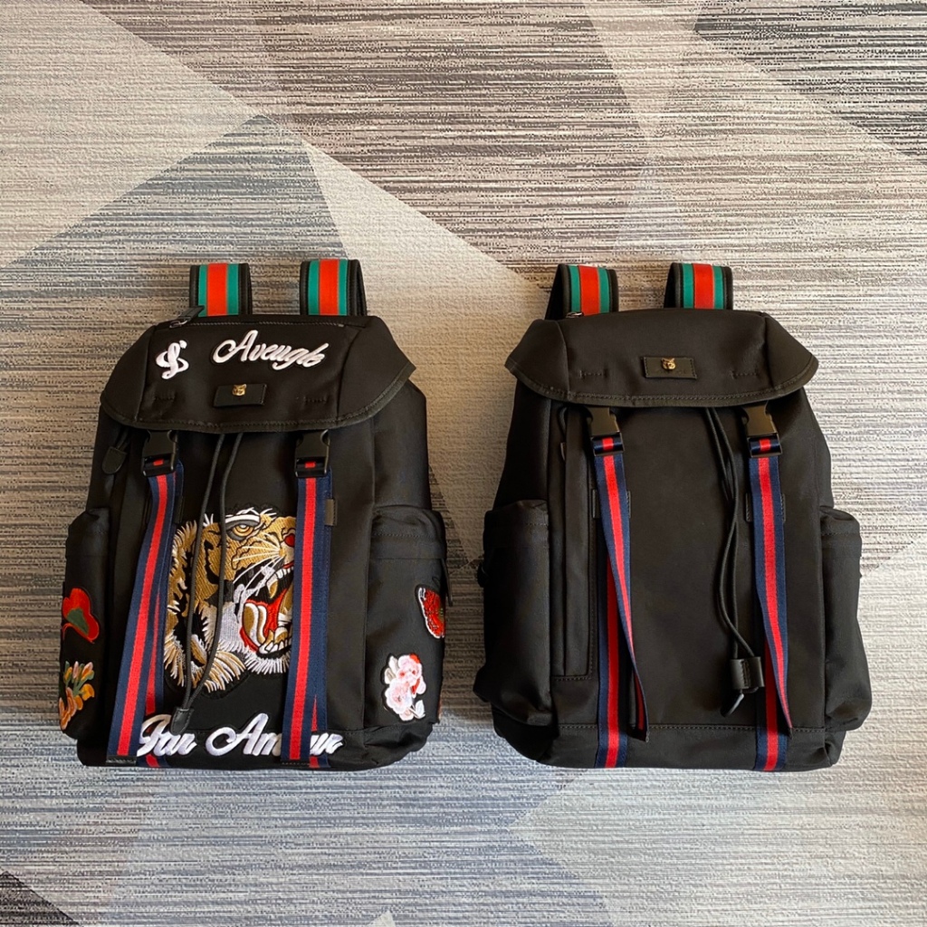 Original version Gucci Gucci Tiger head embroidery Star same style backpack Backpack Men and Shopee Philippines