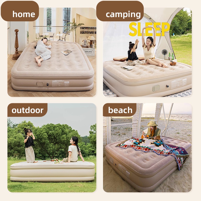 Air Bed Double or Single Inflatable Bed Queen or King Family Size For